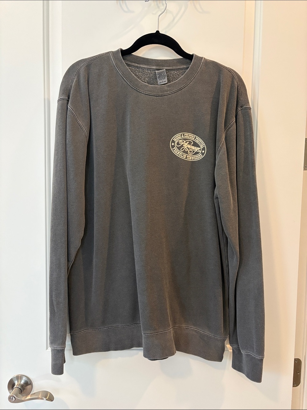 Unisex Pilgrimage Festival Gray Crewneck Sweater